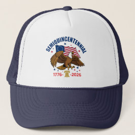 Semiquincentennial Bald Eagle Hat Keps