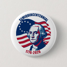 Semiquincentennial George Washington Button Knapp