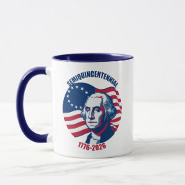 Semiquincentennial George Washington Mug Mugg