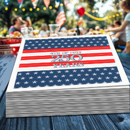 Semiquincentennial Navy Stars & Stripes 250 år Pappersservett