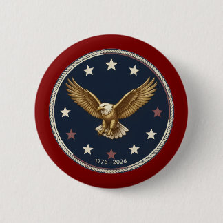 Semiquincentennial USA 250-årsjubileum Knappar
