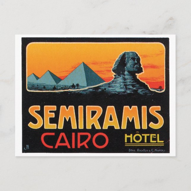 Semiramis Hotel Cairo Vykort (Framsida)