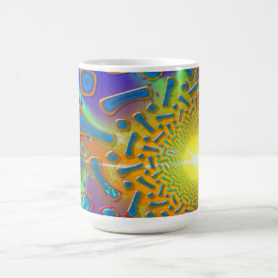 SemiSonic 3D Dichroic Glass Fractal Magisk Mugg