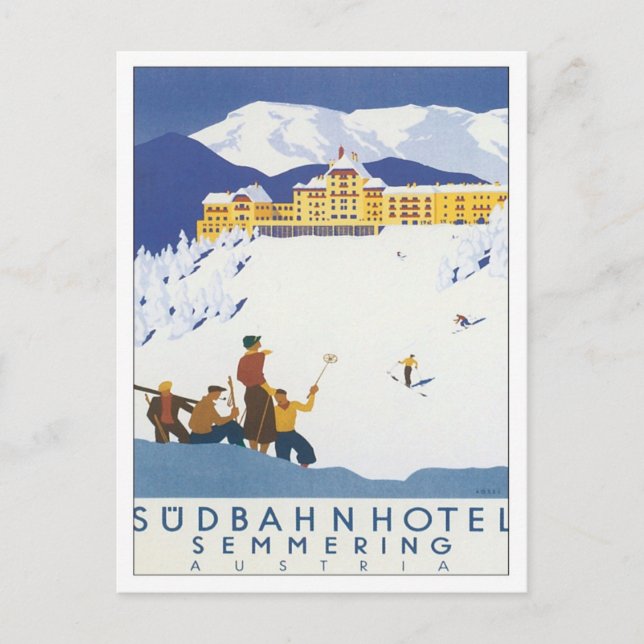 Semmering Austria Vykort (Framsida)