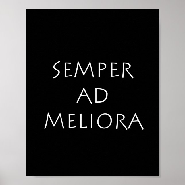 Semper ad meliora poster (Framsidan)