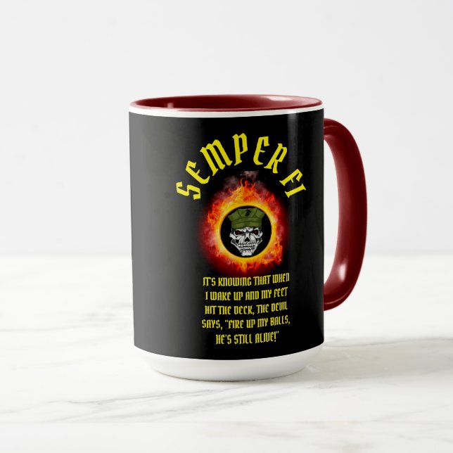 SEMPER FI MUGG (Framsida höger)