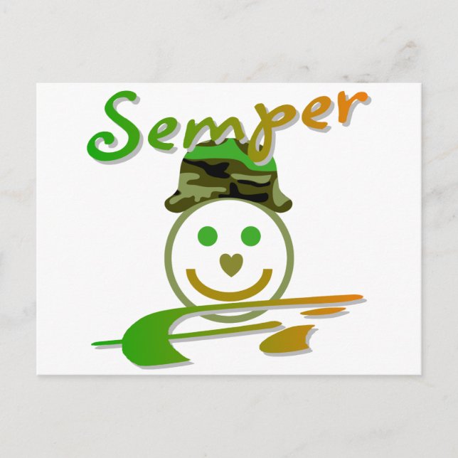 Semper Fi Vykort (Framsida)