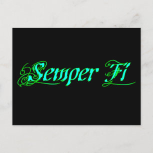 Semper Fi Vykort