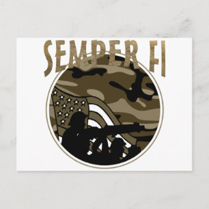 Semper Fi Vykort