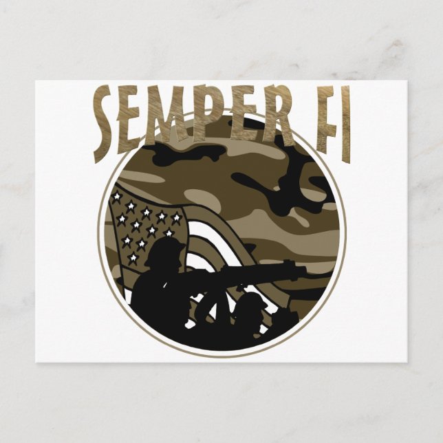 Semper Fi Vykort (Framsida)