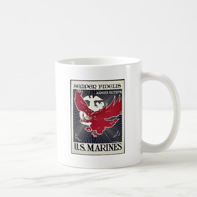 Semper Fidelis Kaffemugg (Höger)
