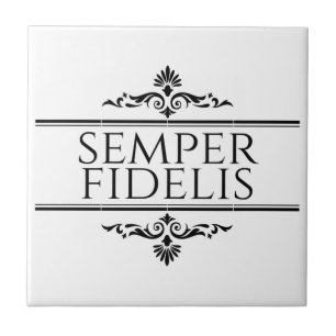 Semper Fidelis Kakelplatta