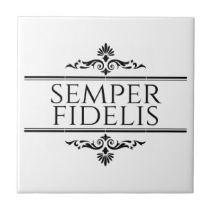 Semper Fidelis Kakelplatta