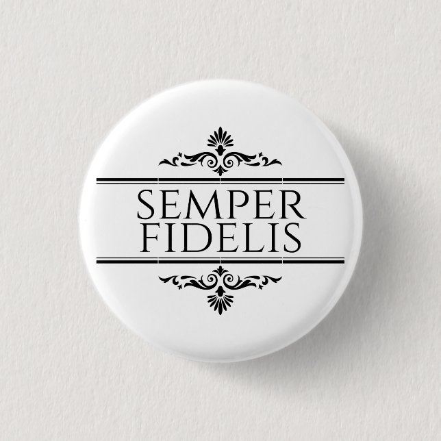 Semper Fidelis Knapp (Framsida)