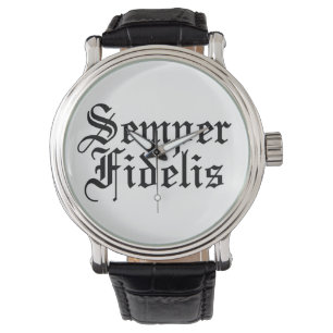 Semper Fidelis - latinsk fras Armbandsur