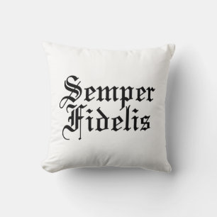 Semper Fidelis - latinsk fras Kudde