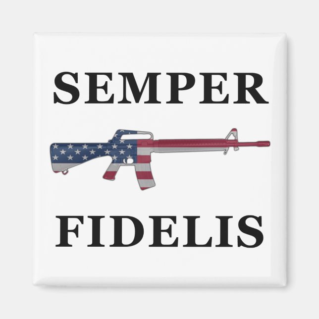 Semper Fidelis M16 Magnet (Framsidan)
