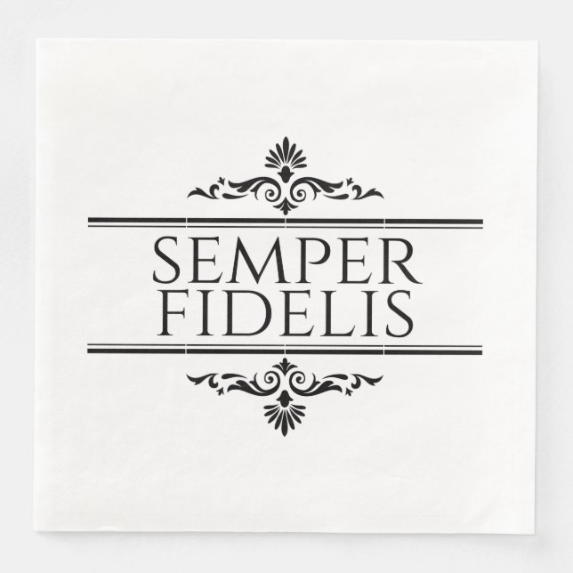 Semper Fidelis Pappersservett (Framsida)