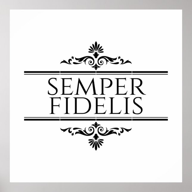 Semper Fidelis Poster (Framsidan)