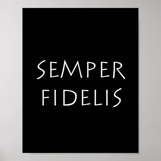 Semper Fidelis Poster (Framsidan)