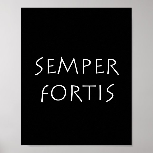 Semper fortis poster (Framsidan)