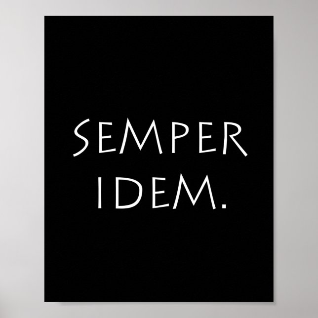Semper Idem Poster (Framsidan)