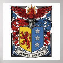 Semper Paratus Heraldic Jackar Arm
