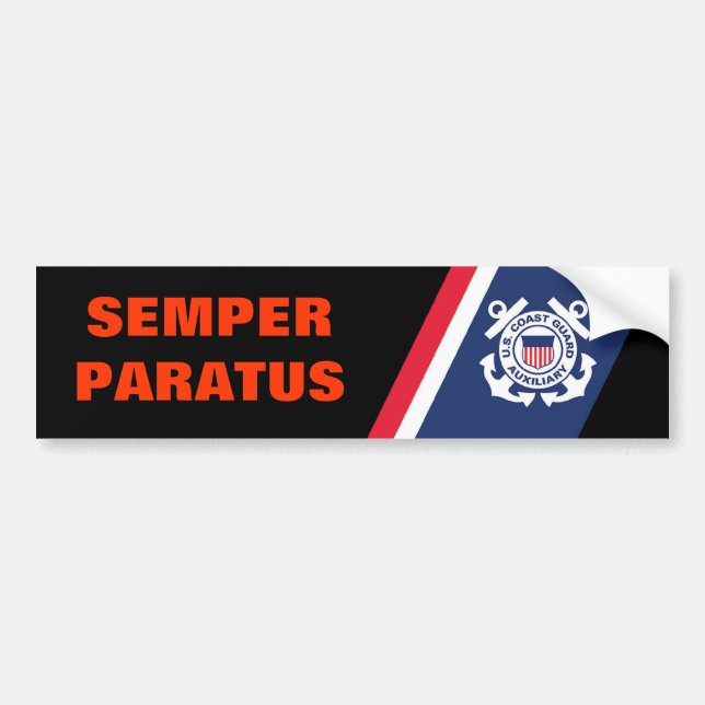 Semper Paratus Klistermärke (Framsidan)