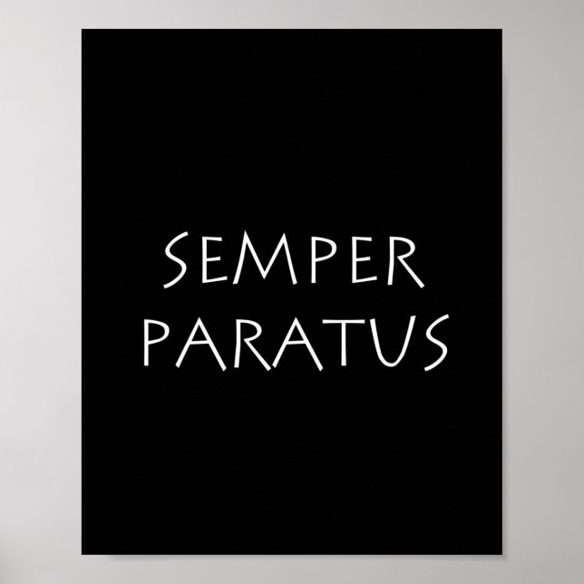 Semper paratus poster (Framsidan)