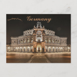 Semperoper Dresden Tyskland Vykort