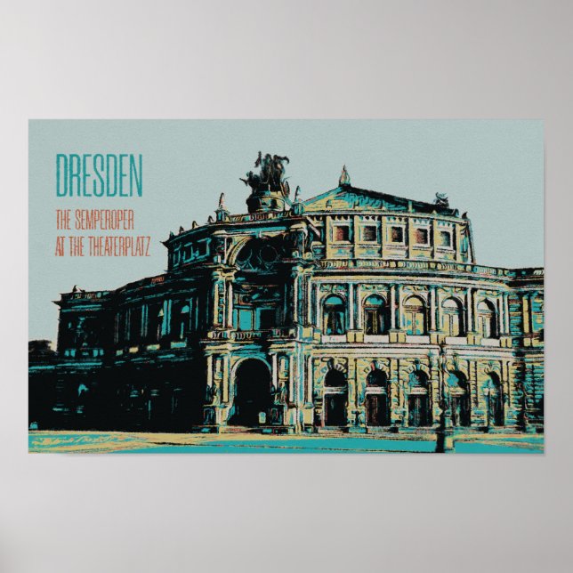 Semperoper Opera House & Concert Hall, Dresden Poster (Framsidan)