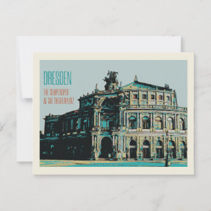 Semperoper Opera House & Concert Hall, Dresden Vykort