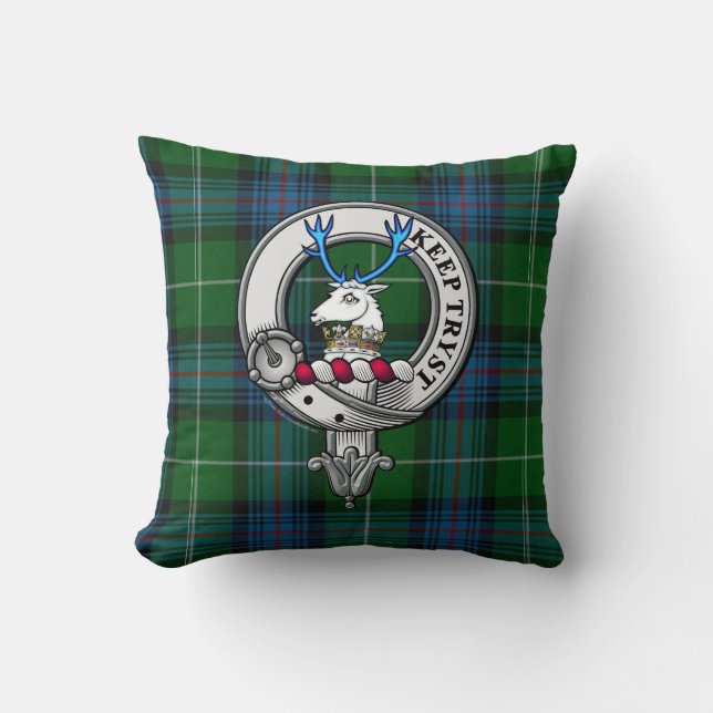Semple Tartan & Badge Kudde (Framsida)