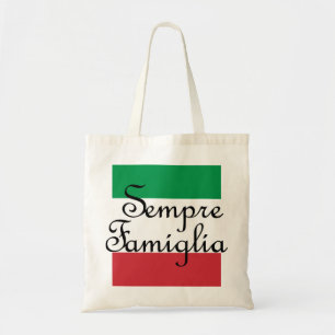 Sempre Famiglia och Italienska färg Tygkasse