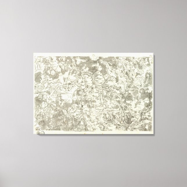 Semur, Montbard Canvastryck (Framsida)