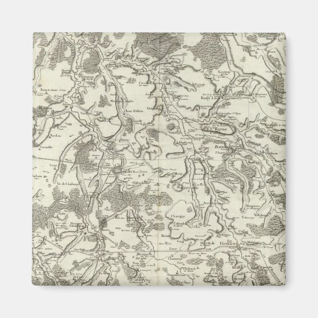 Semur, Montbard Magnet (Framsidan)