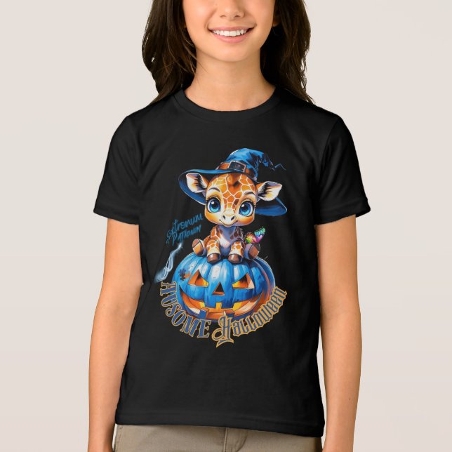 Sen cuties | Giraffe | Autismhalloween T Shirt (Framsida)