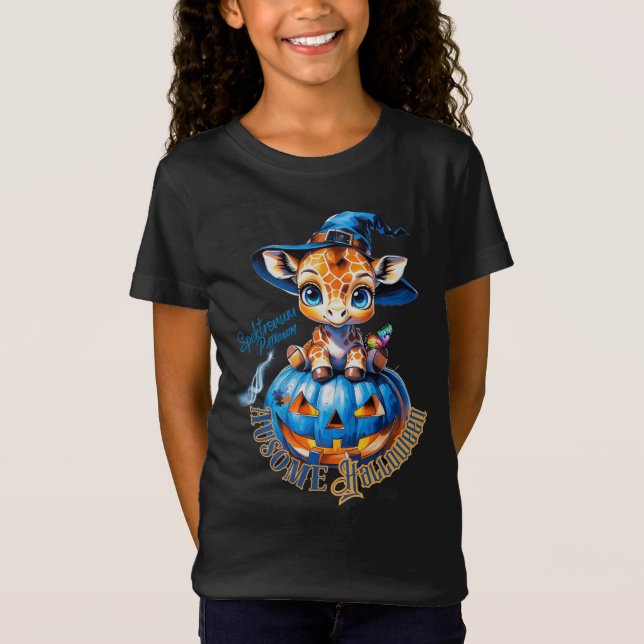 Sen cuties | Giraffe | Autismhalloween T Shirt (Framsida)