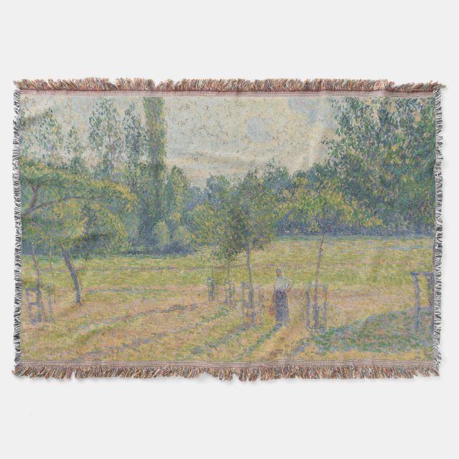 "Sen eftermiddag på vår äng" - Camille Pissarro  Filt (Framsidan)