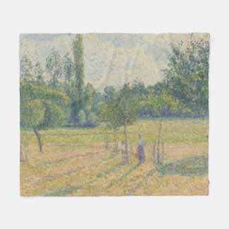 "Sen eftermiddag på vår äng" - Camille Pissarro Fleecefilt