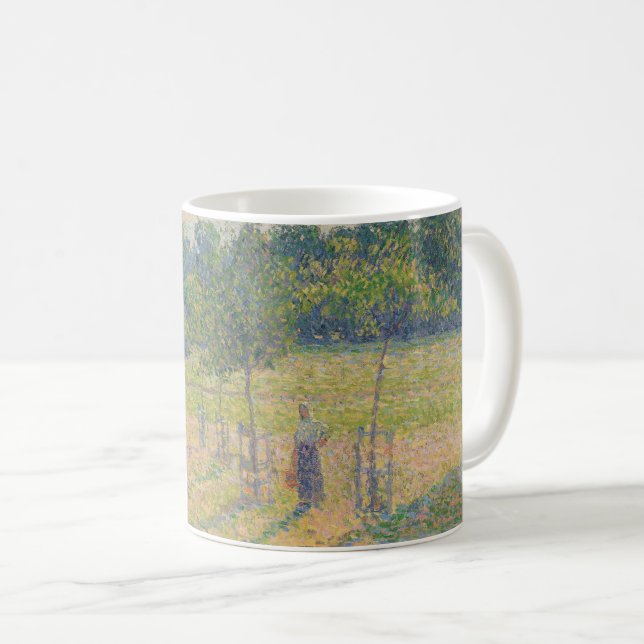 "Sen eftermiddag på vår äng" - Camille Pissarro  Kaffemugg (Framsida höger)