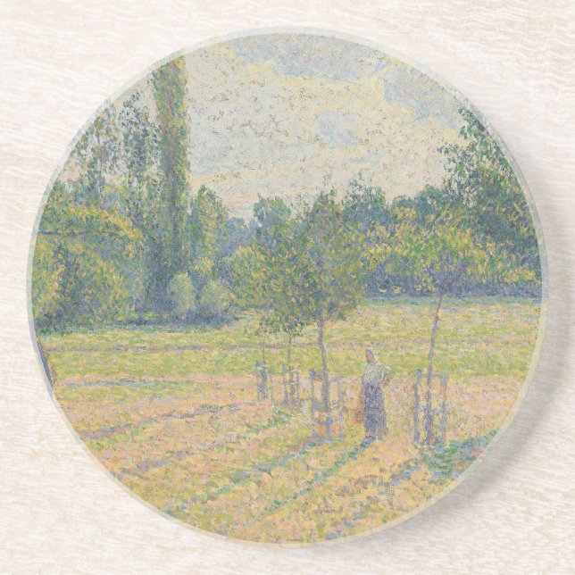 "Sen eftermiddag på vår äng" - Camille Pissarro  Underlägg (Framsidan)