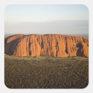 Sen eftermiddagsljus på Uluru / Ayers Rock, Fyrkantigt Klistermärke