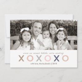 Sen julkort för XO XO XO |