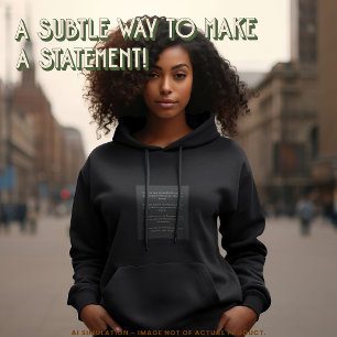 Sen kom de för dig.. Quote-inspirerad aktivist Hoodie