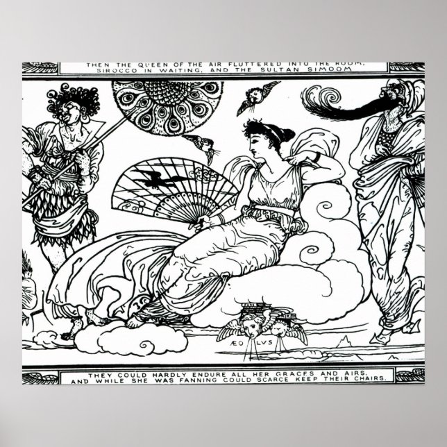 "Sen kom drottningen av Luft in i rummet Poster (Framsidan)