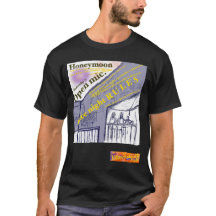 Sen natt smekmånad öppen mikrofon t-shirt