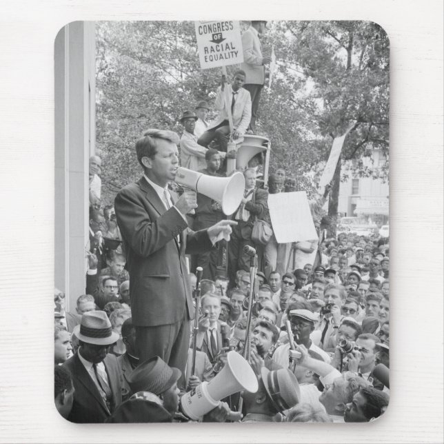 Sen Robert Kennedy Campaigning för USA:s president Musmatta (Framsidan)