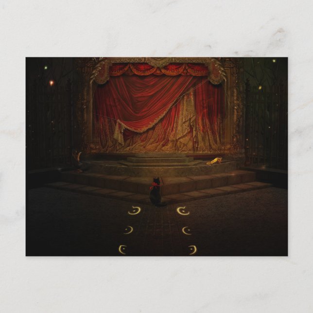 sen sent show postkort vykort (Framsida)