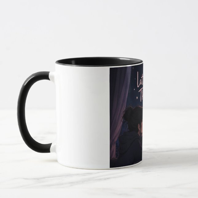 Sena nattliga tankar Alien-mugg   Mugg (Vänster)